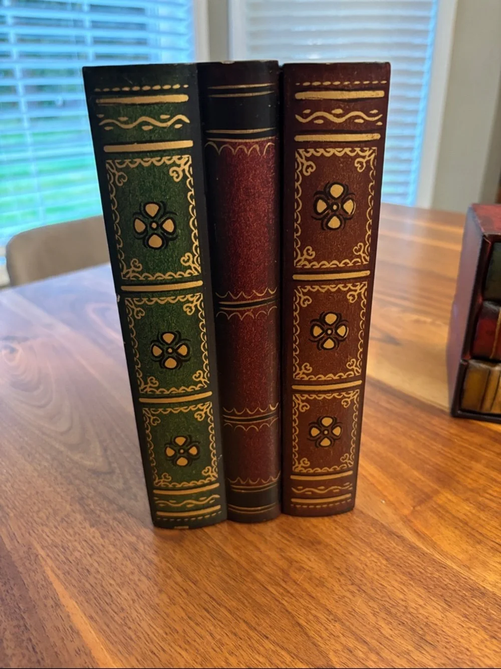 Distressed False Stack of Books Set of Two Hiding Spot - Picture 2 of 10